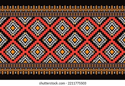 tribal pastel multicolor pastel Navajo seamless vector pattern. aztec abstract geometric art print in a sophisticated aztec style. Vector background with ethnic elements. Wallpaper, fabric, paper