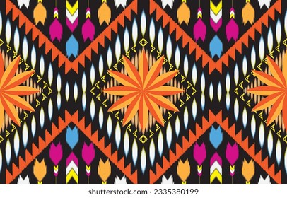 tribal pastel multicolor pastel Navajo seamless vector pattern. aztec abstract geometric art print in a sophisticated aztec style. Vector background with ethnic elements. Wallpaper, fabric, paper,