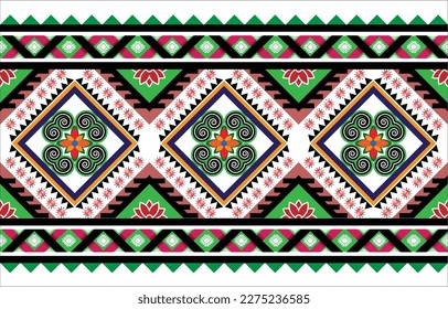 Tribal Pattern Background geometric ethnic Oriental traditional Design for seamless,carpet,wallpaper,clothing,wrapping,fabric,Vector illustration.