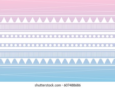 tribal pattern background vector