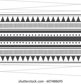 tribal pattern background vector