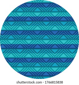 Tribal Pattern Circle - Composition 