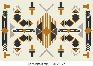 Tribal pattern decorative elements isolated on white background ethnic collection aztec geometric ornaments,seamless pattern