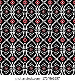 tribal pattern  design on black background