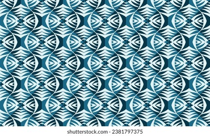 Tribal pattern designed for textile or paper printing