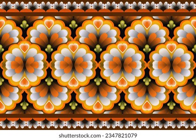 tribal pattern, ethnic pattern, asian ethnicity, african ethnicity for textile business, carpet, wallpaper, clothing, sarong, batik, embroidery, printing and advertising business, illustration Vector.