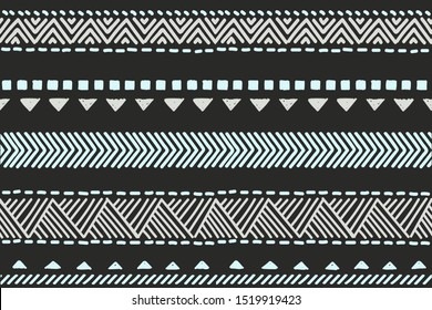 Tribal pattern. Ethnic geometric seamless background, boho motif, maya, aztec line vector illustration. mexican print texture