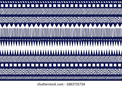 Patrón tribal. Fondo geométrico étnico sin costura, boho motif, maya, aztec line vector ilustración. textura de impresión mexicana
