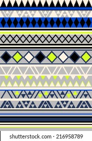Tribal pattern in fresh color,vector,for fashion uses