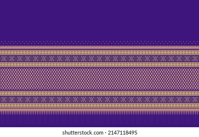 tribal pattern geometric colorful seamless texture ethnic traditional ornament vector for clothing fabric background wallpaper wrap batik knitwear embroidery style vector illustration