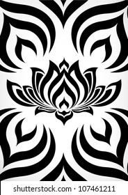 tribal Pattern Lotus