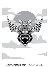 diseño de vectores en blanco y negro de patrones tribales