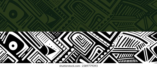Tribal Pattern, Seamless Pattern, Background