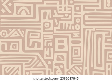 Tribal Pattern, Seamless Pattern, Background