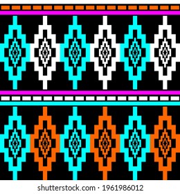 Tribal Pattern Seamless Background. This pattern great for tshirt, apron design, textile, shoes, bottle design, bag design, pillow design, etc.