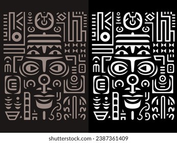 Tribal Pattern, Seamless Background, Tribal Wallpaper