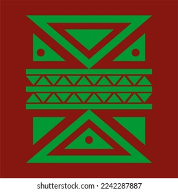 tribal pattern shape pattern. world culture tribal motif design. abstract design with unique shape pattern. elegant and futuristic batik motif.