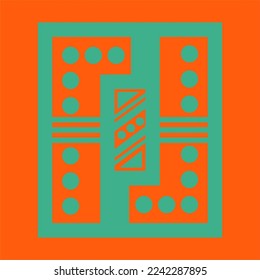 tribal pattern shape pattern. world culture tribal motif design. abstract design with unique shape pattern. elegant and futuristic batik motif.