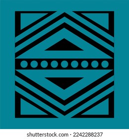 patrón de forma tribal. diseño de motivos tribales de la cultura mundial. diseño abstracto con un patrón de forma único. elegante y futurista motivo batik.