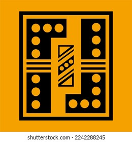 tribal pattern shape pattern. world culture tribal motif design. abstract design with unique shape pattern. elegant and futuristic batik motif.