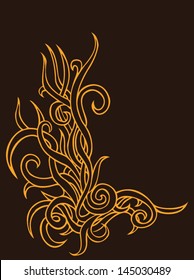 tribal pattern sketch