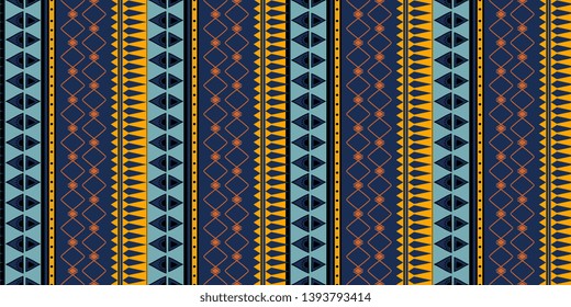 Tribal pattern with stripes african, indian, aztec, and maya abstract hand drawn background