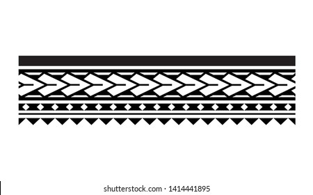 Tribal Pattern Tattoo Aboriginal Samoan Band Stock Vector (Royalty Free)  1414441895 | Shutterstock