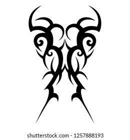tribal pattern tattoo art vector