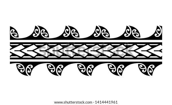 Tribal Pattern Tattoo Bracelet Aboriginal Samoan Stock Vector (Royalty ...