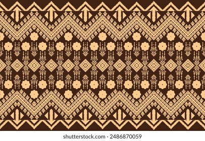 Tatuaje de patrón tribal patrón étnico oriental geométrico tradicional en fondo blanco. Estilo azteca, bordado, abstracto, Ilustración vectorial. Diseño para textura, tela, ropa, envoltura, alfombra