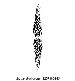 tribal pattern tattoo sleeve vector elements illustration