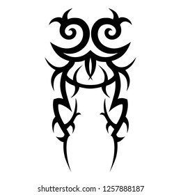 Tribal Pattern Tattoo Vector Stock Vector (Royalty Free) 1257888187 ...