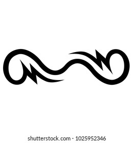 tribal pattern tattoo vector art design, abstract  element pattern vintage on white background