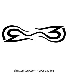tribal pattern tattoo vector art design, abstract  element pattern vintage on white background