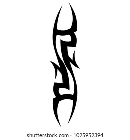 tribal pattern tattoo vector art design, abstract  element pattern vintage on white background