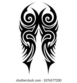 Tribal Tattoos Designs Tattoo Arm Sleeve Stock Vector (Royalty Free ...