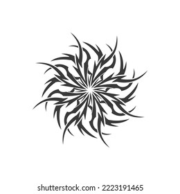 tribal pattern tattoo vector art design,tattoo tribal abstract sleeve, sketch art design isolated on white background,Simple logo.