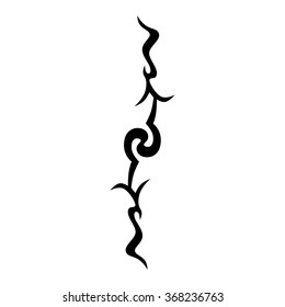 tribal pattern tattoo vector art design, tribal tattoo vector art design pattern abstract element vintage on white background