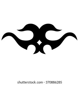 tribal pattern tattoo vector art design, tribal tattoo vector art design pattern abstract element vintage on white background