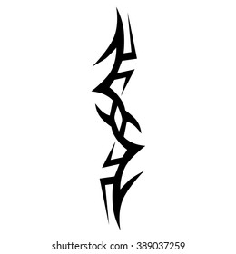tribal pattern tattoo vector art design, tribal tattoo vector art design pattern abstract element vintage on white background