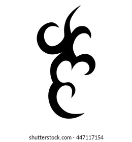 tribal pattern tattoo vector art design, tribal tattoo vector art design pattern abstract element vintage on white background