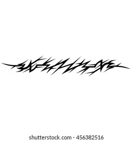 tribal pattern tattoo vector art design, tribal tattoo vector art design pattern abstract element vintage on white background