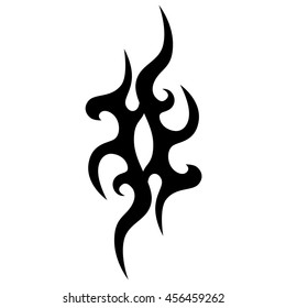 tribal pattern tattoo vector art design, tribal tattoo vector art design pattern abstract element vintage on white background