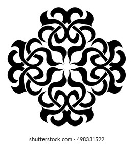tribal pattern tattoo vector art design 