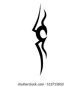 tribal pattern tattoo vector art design, tribal tattoo vector art design pattern abstract element vintage on white background