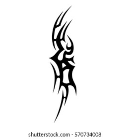tribal pattern tattoo vector art design, abstract  element pattern vintage on white background
