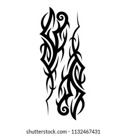 tribal pattern tattoos art deco swirls ideas designs – tribal tattoo pattern image vector illustration