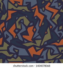 Tribal pattern for textile design. African ornament. Abstract background. Seamless vector texture 