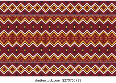 Tribal pattern. Traditional ethnic patterns vectors It is a pattern geometric shapes. Create beautiful fabric patterns. Design for print. Using in the fashion industry.