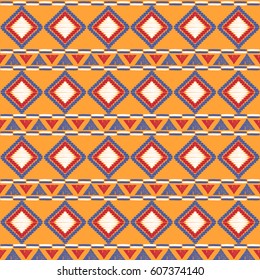 Tribal pattern vector seamless. African print. Basket background for ethnic fabric, wallpaper, wrapping paper and boho card template.